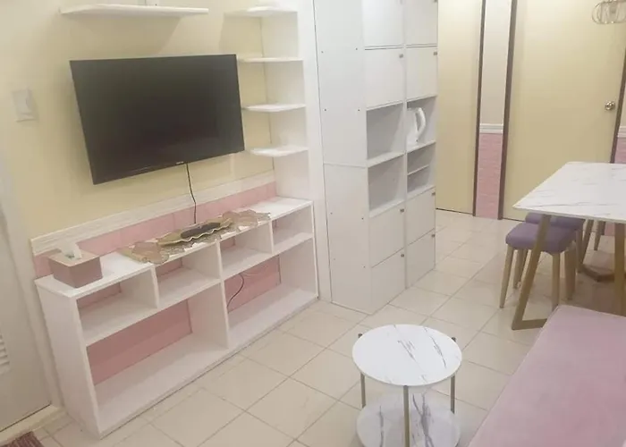 New Pinkish Two Bedrooms Unit With Full Korean Kitchenette Manila