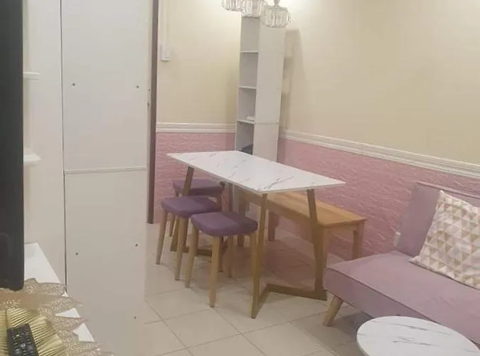 New Pinkish Two Bedrooms Unit With Full Korean Kitchenette * Manila