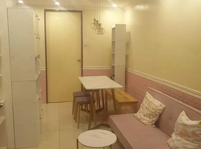Apartahotel New Pinkish Two Bedrooms Unit With Full Korean Kitchenette
